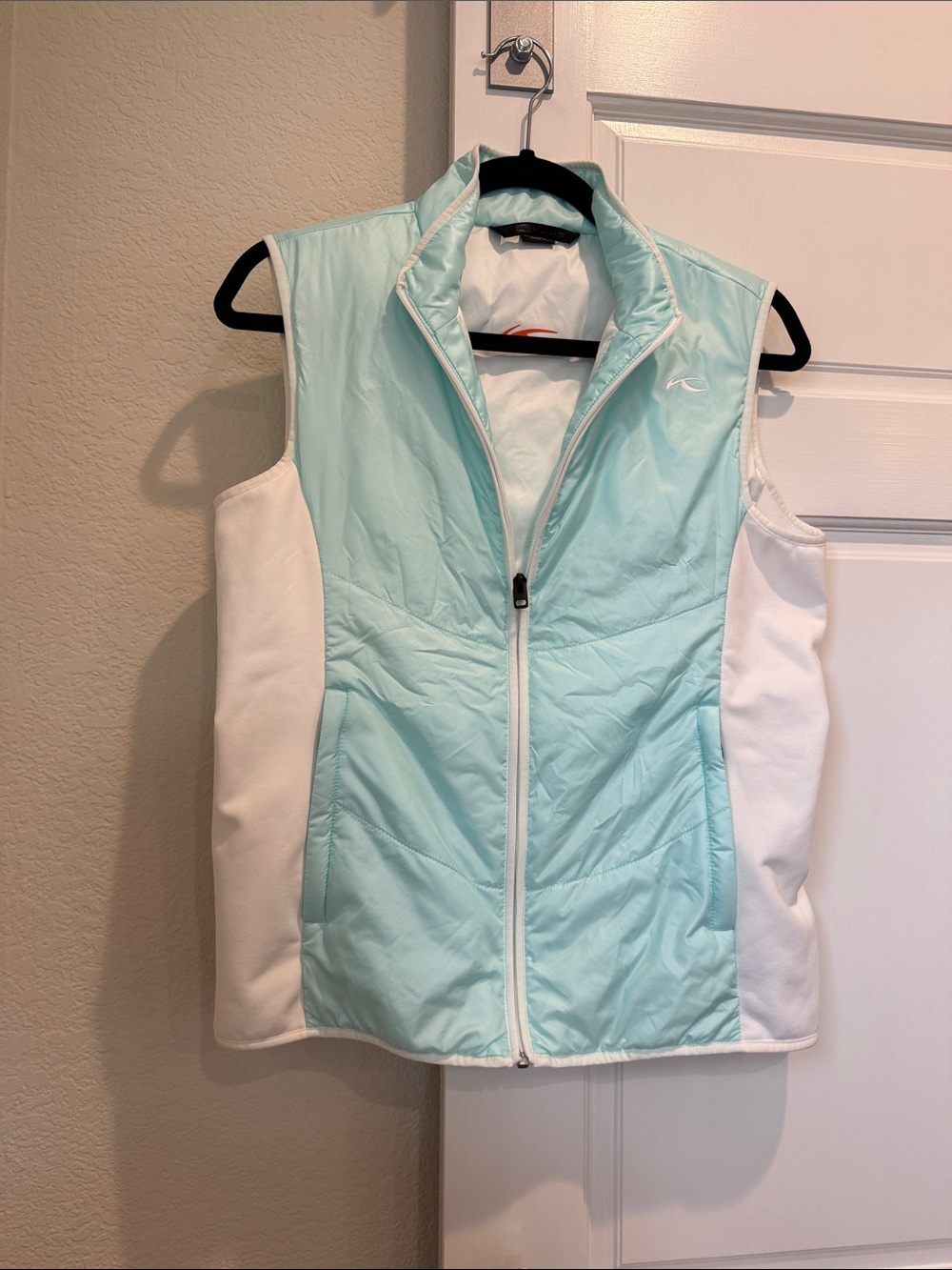 Women’s Light Aqua Quilted Performance Vest by KJUS